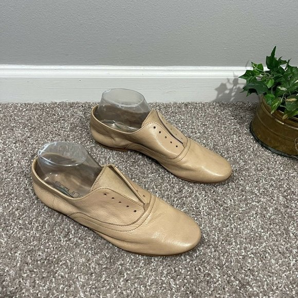 Boemos Italian Brown Leather Slip On Women's Loafers Oxford Shoes Size 3 - Picture 5 of 9